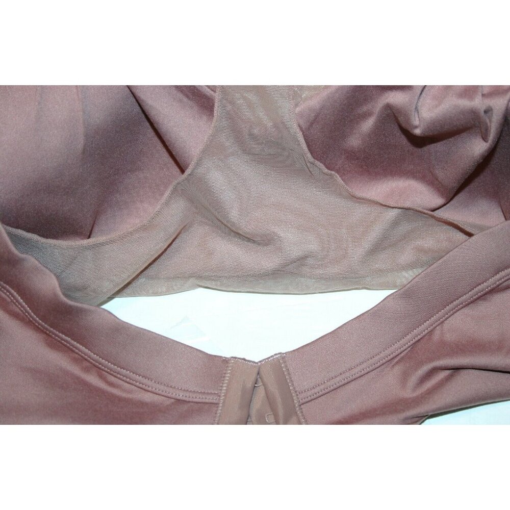 nursing bra womens 2X Auden lightly lined lounge 6 hook closure mauve pink new - Picture 10 of 10